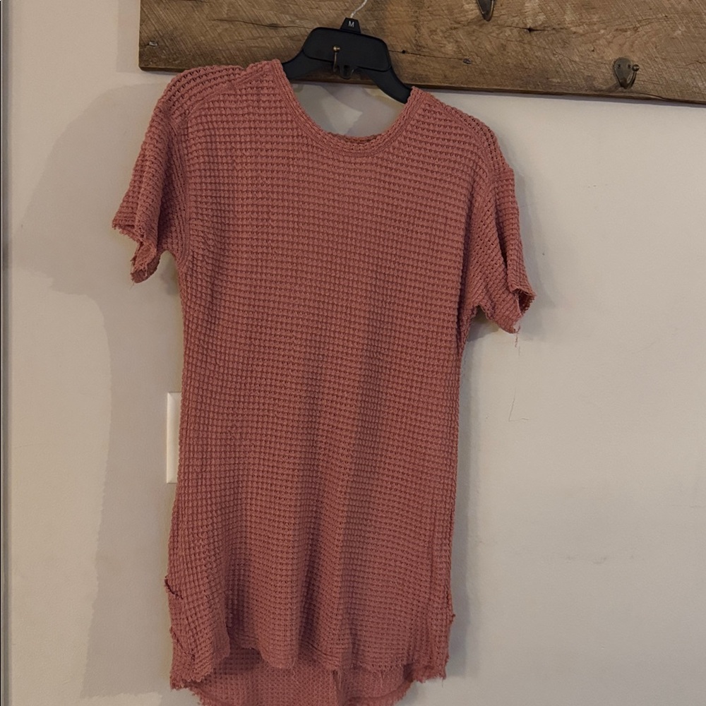 BKE Dusty Rose Knit Top